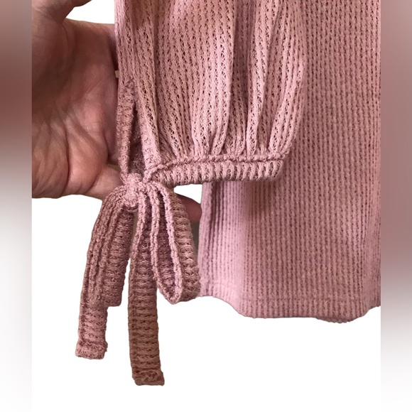 🆕🔥LUCKY BRAND GORGEOUS BLUSH COLORED&BUTTERY SOFT LIGHTWEIGHT LONGSLEEVSWEATER - Picture 6 of 13